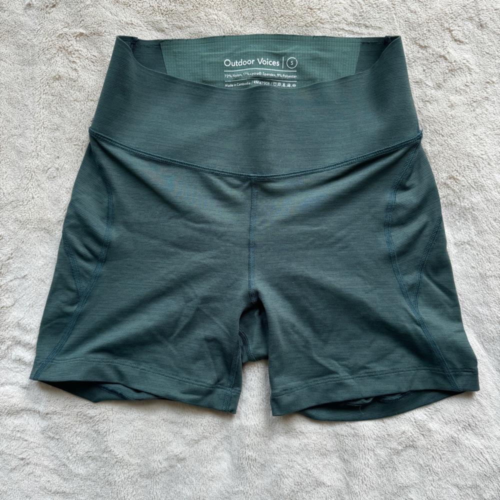 Outdoor Voices Green Shorts
